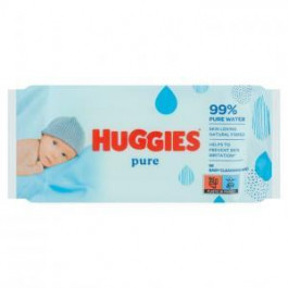   Huggies Вологі серветки  Pure Bio, 56 шт.