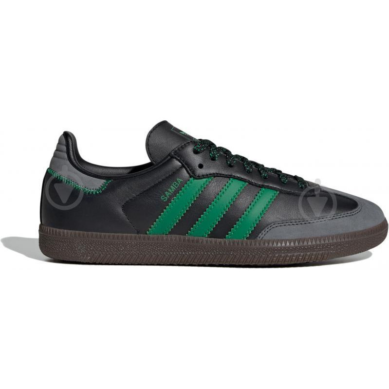 Adidas Жіночі кеди низькі  Samba Og W IE6520 37.5 (4.5UK) 23 см Samba Og W Cblack/Green/Gresix (40678882190 - зображення 1