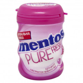   Mentos Жувальна гумка  Pure Fresh Тутті-Фрутті, з екстрактом зеленого чаю, 56 г (8935001725381)