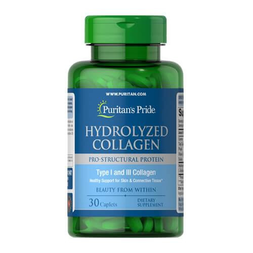 Puritan's Pride Hydrolyzed Collagen 1000 mg 30 таб. - зображення 1