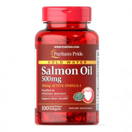   Puritan's Pride Omega-3 Salmon Oil 500 mg 100 капс