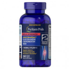   Puritan's Pride Triple Strength Glucosamine, Chondroitin MSM 180 таб.