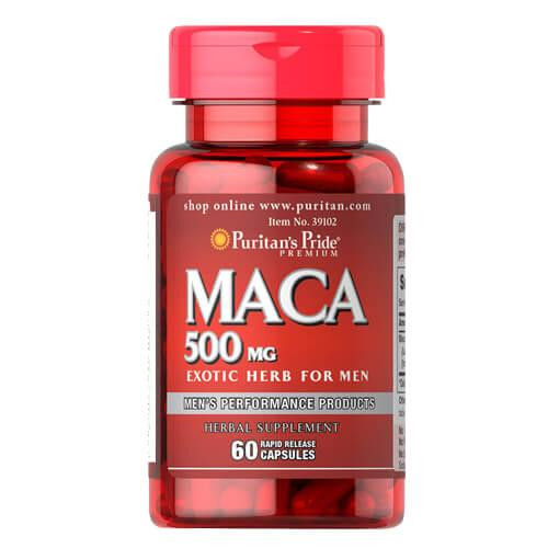 Puritan's Pride Maca 500 mg Exotic Herb for Men 60 капс - зображення 1