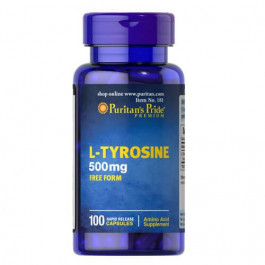   Puritan's Pride L-Tyrosine 500 mg 100 капсул