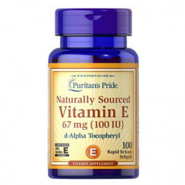   Puritan's Pride Vitamin E-100 IU Naturally Sourced 100 рідких капсул