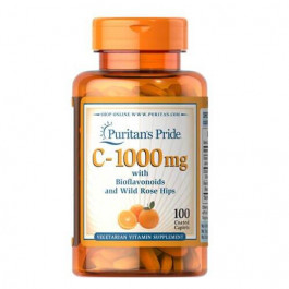   Puritan's Pride Vitamin C-1000 mg with Bioflavonoids & Rose Hips 100 табл