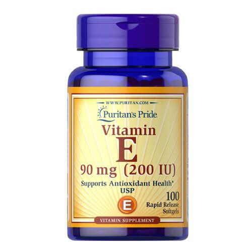 Puritan's Pride Vitamin E-200 IU 100 рідких капсул - зображення 1