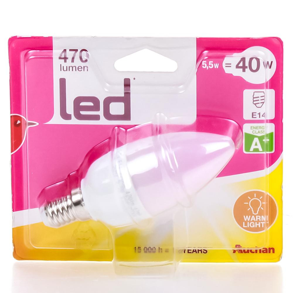 Auchan LED E14 40W (3245676117318) - зображення 1