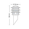 Horoz Electric Світильник фасадний "KAYIN-1" Е27 настінний (075-003-0001-010) - зображення 3