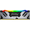 Kingston FURY 16 GB DDR5 6800 MHz Renegade Silver/Black RGB (KF568C36RSA-16) - зображення 1