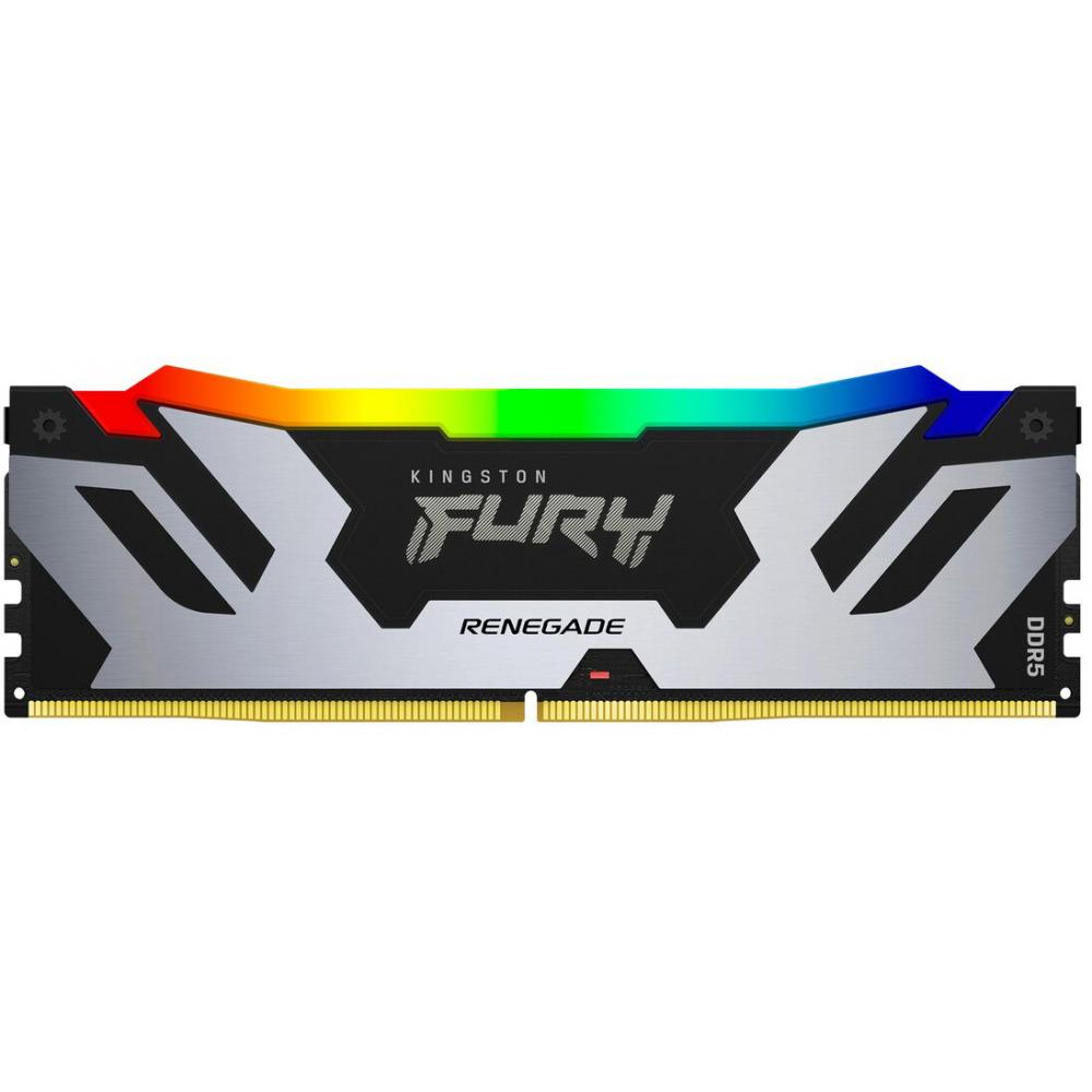 Kingston FURY 16 GB DDR5 6800 MHz Renegade Silver/Black RGB (KF568C36RSA-16) - зображення 1