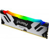 Kingston FURY 16 GB DDR5 6800 MHz Renegade Silver/Black RGB (KF568C36RSA-16) - зображення 2