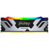 Kingston FURY 32 GB DDR5 6400 MHz Renegade Silver/Black RGB (KF564C32RSA-32) - зображення 2