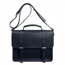   BlankNote Сумка-портфель жіноча шкіряна синя  Porte BN-BAG-58-navy-blue