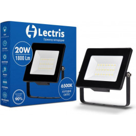   Lectris Прожектор LED  20W 1800Лм 6500K 185-265V IP65 (1-LС-3002)