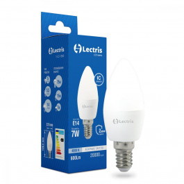   Lectris LED 1-LC-1302 7Вт 4000К C37 Е14