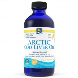   Nordic Naturals Жирные кислоты Nordic Naturals Arctic Cod Liver Oil, 237 мл Лимон