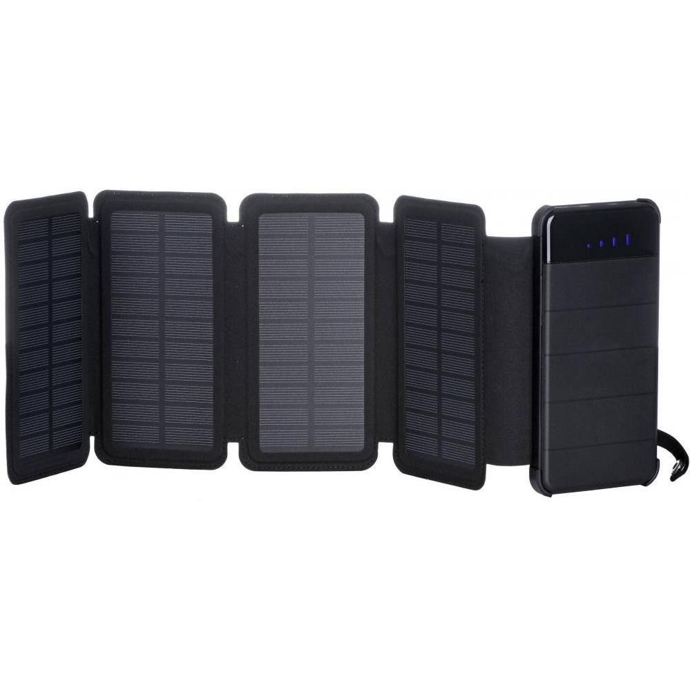 2E Power Bank Solar 8000mAh Black (2E-PB814-BLACK) - зображення 1