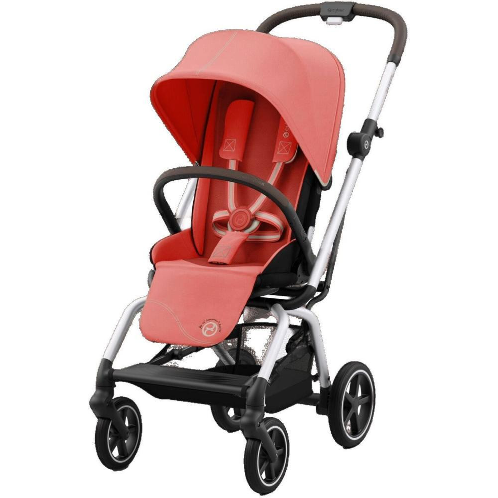 Cybex Eezy S Twist+ 2 SLV Hibiscus Red з бампером (522001127) - зображення 1