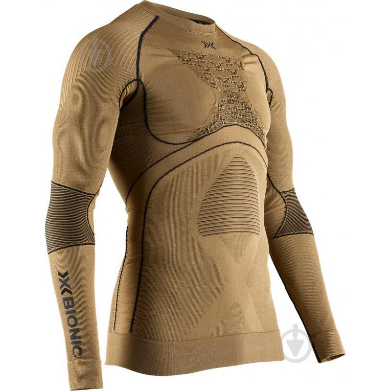 X-Bionic Термокофта мужская  RADIACTOR 4.0 SHIRT ROUND NECK LG SL, Gold/Black, р.L (XB RA-WTXXW19M.S001-L) - зображення 1