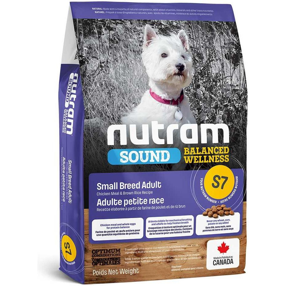 Nutram S7 Sound Balanced Wellness Adult Small Breed 20 кг - зображення 1