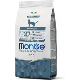   Monge Monoprotein Sterilised Trout 1.5 кг (8009470005494)