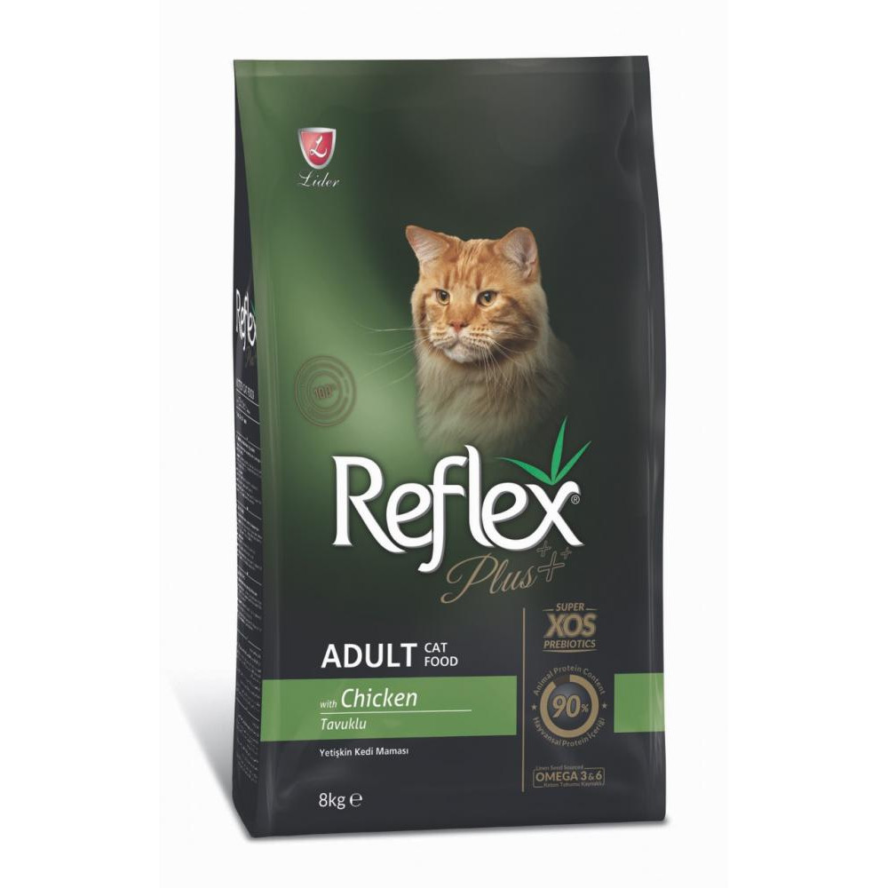 Reflex Plus Adult Cat Chicken 8 кг RFX-P323 - зображення 1