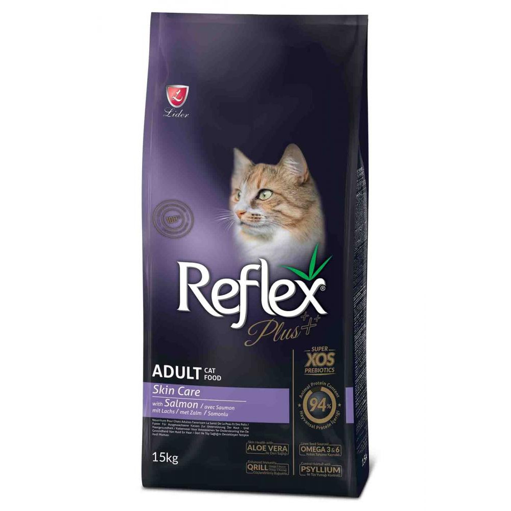 Reflex Plus Adult Cat Skin Care 15 кг (RFX-413) - зображення 1