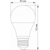 VIDEX LED A60e 9W E27 3000K 220V (VL-A60e-09273) - зображення 3