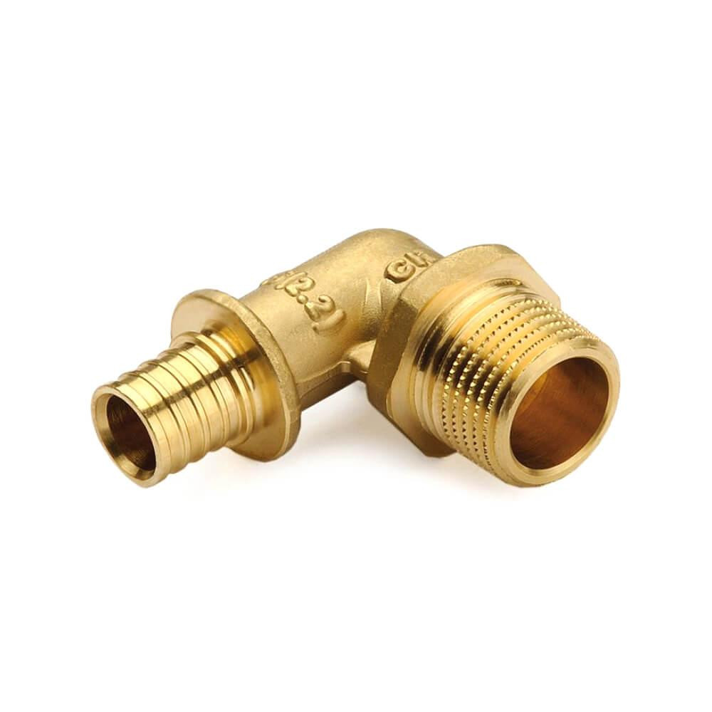 General Fittings Коліно  з зовнішньою різьбою O20 x 3/4" ЗР (натяжна гільза) 340021H052028A - зображення 1