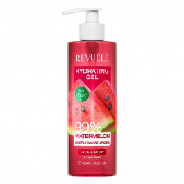   Revuele Зволожуючий гель  Hydrating Gel 99% Watermelon Deeply Moisturizes Кавун 400 мл (5060565105508)