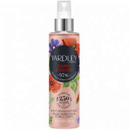   Yardley Мист увлажняющий парфюм для тела и волос  Poppy & Violet Moisturising Fragrance Body Mist 200 мл (50