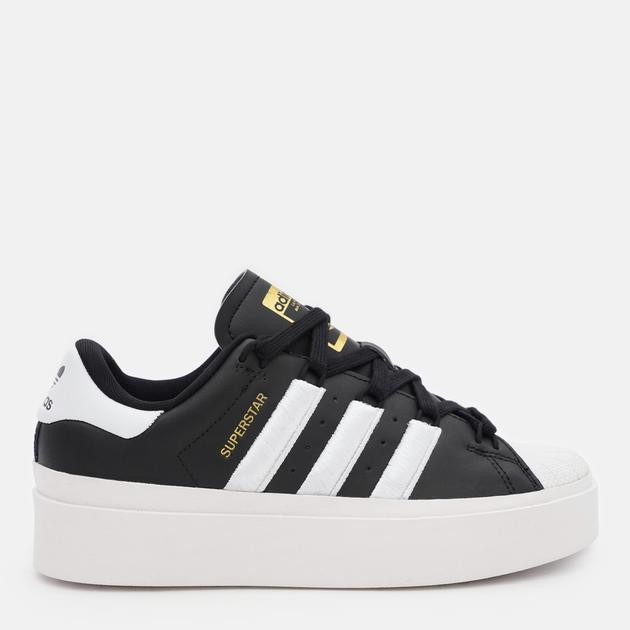 Adidas Жіночі кеди низькі   Bonega W GX1841 40 (6.5UK) 25 см Cblack/Ftwwht/Goldmt (4065427768397) - зображення 1