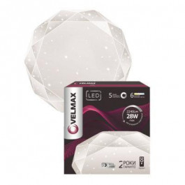   Velmax V-CL-DIAMOND, 30W LED, Smart, 2400Lm, 3000К-6500К (23-41-03)