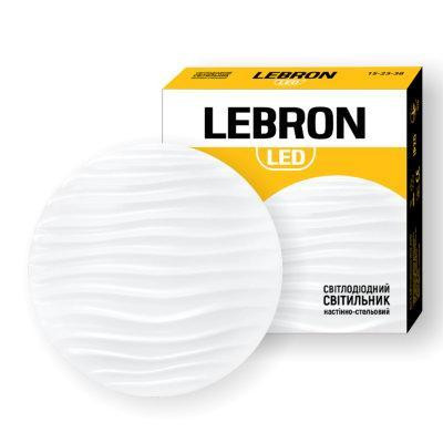 Lebron Світильник LED накладний  L-CL-WAVE, 24W, 1680Lm, 4100К (15-23-44) - зображення 1