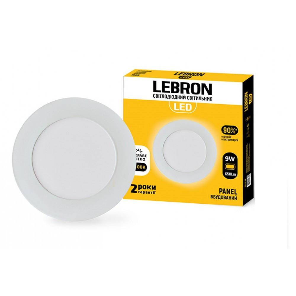 Lebron Врізний Світлодіодний Світильник Стельовий  L-PR-941, 9W LED, 4100К, З Блоком Живлення (12-10-09) - зображення 1