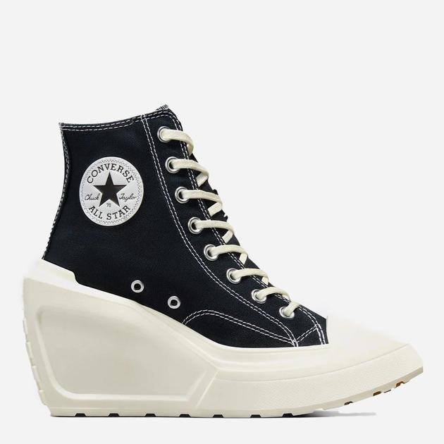 Converse Жіночі кеди високі  Chuck 70 De Luxe Wedge Hi A06478C-001 36 (5.5) 22.5 см Чорні (194434655049) - зображення 1