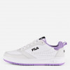 FILA Жіночі кеди низькі  Rega Wmn FFW0407-13307 40 (9US) 25 см White-Viola (8720905011353) - зображення 1