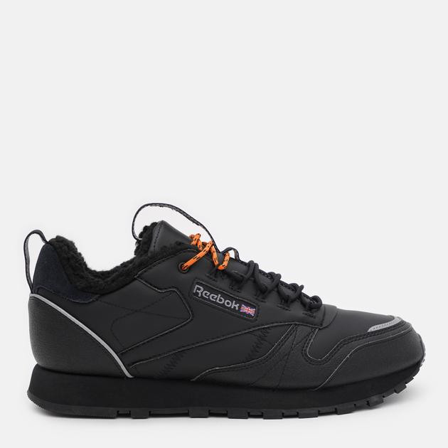 Reebok Чоловічі кросівки Reebok Classic Leather Mu FZ1188 41 (8.5US) 26.5 см Black/Black/Hivior (4064037619 - зображення 1