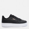 PUMA Женские кеды низкие  Carina Street 38939002 39 (6UK) 25 см Black-Black-Rose Gold-White (406545247290 - зображення 1