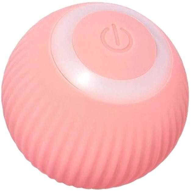 UFT Інтерактивна іграшка  для кішок Розумний м'яч CatToy 1 Pink (UFTCatToy1Pink) - зображення 1