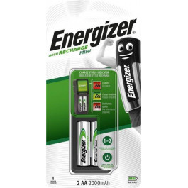   Energizer Accu Recharge Mini CH2PC3 + 2xAA 2000 mAh E300701301