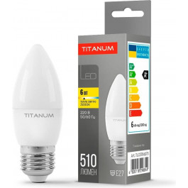   TITANUM LED C37 6W E27 3000K (TLС3706273)