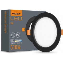   VIDEX LED 6W 5000K Black (VL-DLBR-065B)