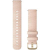 Garmin Ремінець  Quick Release Vivomove Style Band 20mm, Nylon Band, Champagne/Dust Rose (010-12924-12) - зображення 1