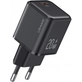   USAMS US-CC183 X-ron Single USB PD20W Fast Charger Black (CC183TC01)