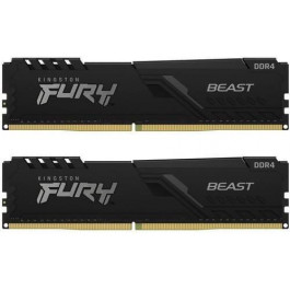   Kingston FURY 8 GB (2x4GB) DDR4 3200 MHz Beast (KF432C16BBK2/8)