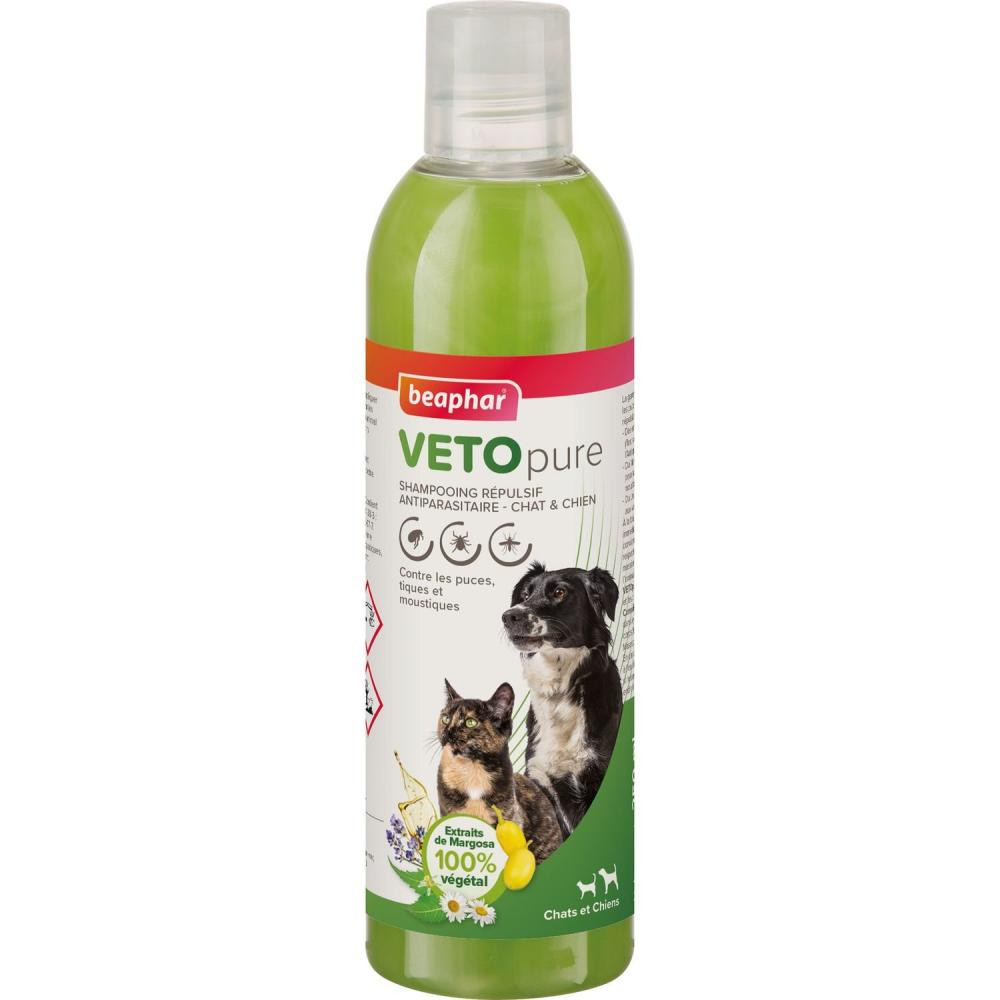 Beaphar Шампунь Bio Shampoo VETO pure от блох для кошек и собак 250 мл (13737/15711) - зображення 1