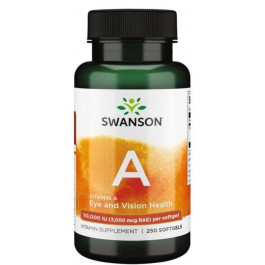   Swanson Vitamin A 10,000 IU Swanson 250 капс