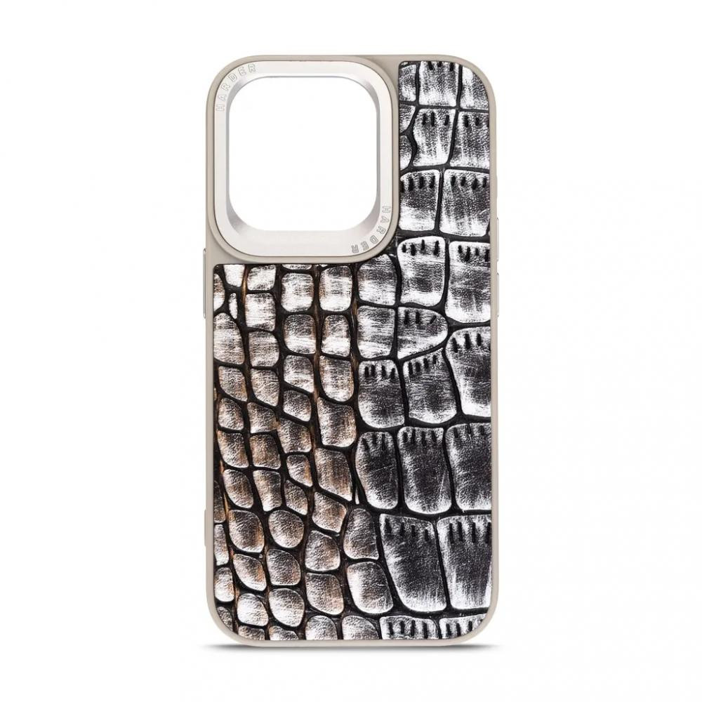 Harder Glamorous Croco Apple iPhone 14 Pro Grey Gold (ARM76770) - зображення 1